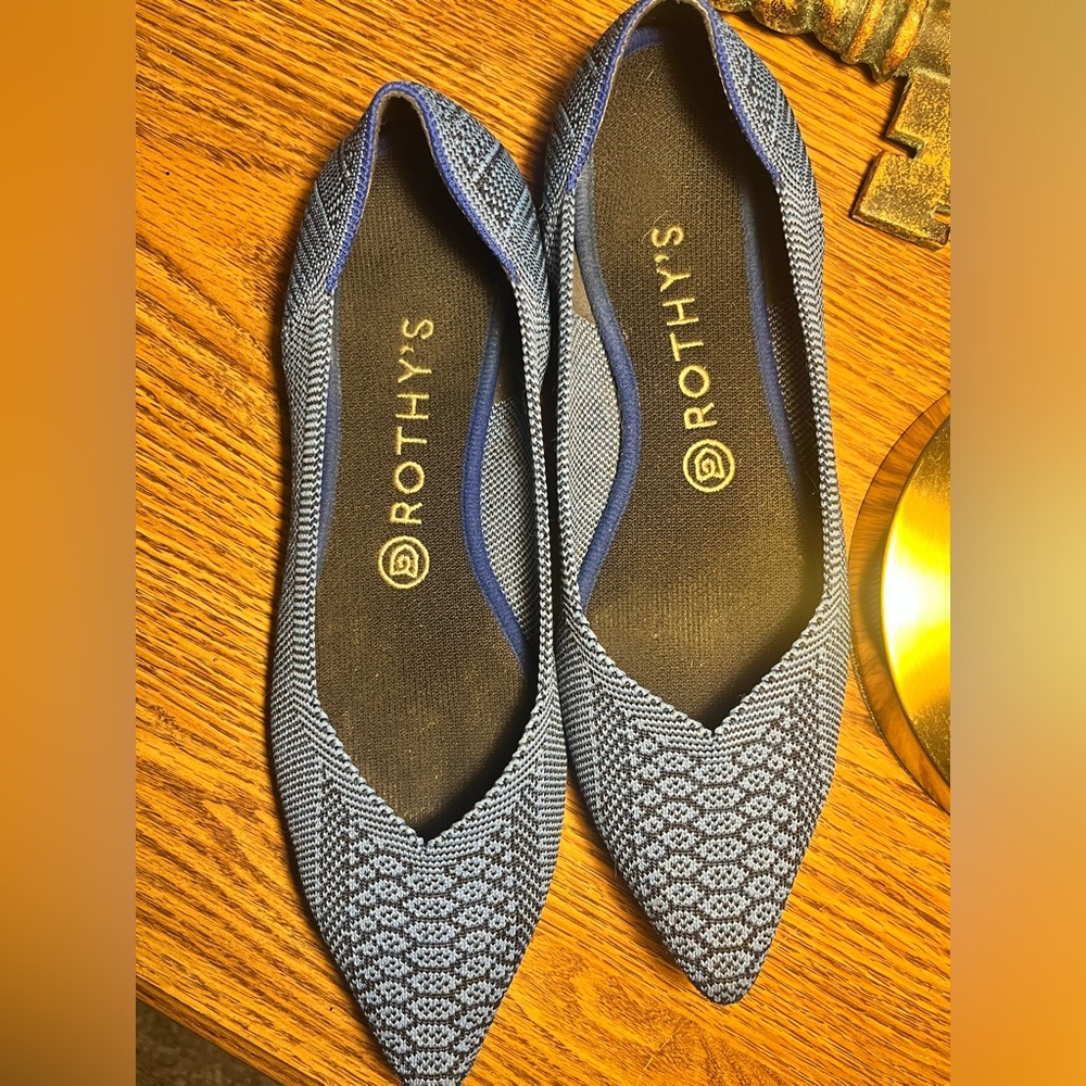 Rothy’s Blue Lapis Python Retired Super Rare In T… - image 2